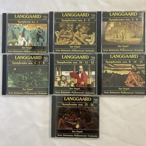 Langgaard: The Complete Symphonies, Vols. 1-7 Symphonies Nos. 1 • 16  CD Lot